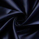 東レ シルック サテン 生地 約122cm×2mカット Col.90 ネイビー系 T880-2