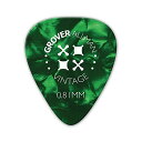 Grover Allman Vintage Celluloid, Green, 0.81mm 10枚