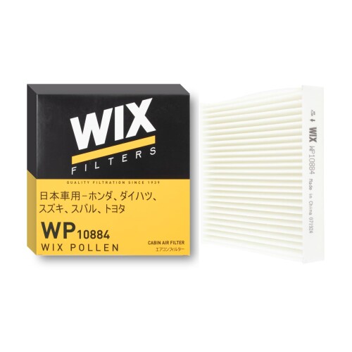 ウイックス(WIX Filters) ホンダ/ダイハツ/スズキ/スバル/トヨタ車用エアコンフィルター WIX CABIN AIR FILTERS(除塵タイプ) WP10884 タント/ムーブ/N BOX/アルト/ワゴンR