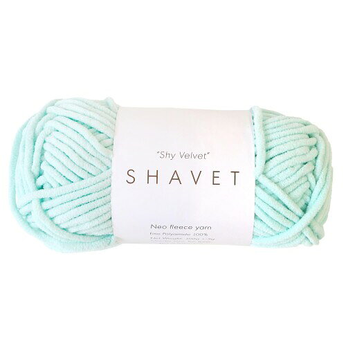 Knit Wit 韓国フリース編み糸 Shy Velvet (SHAVET -シャベット-) 約100g 同色4玉入 ライトブルー KNW-SVP6