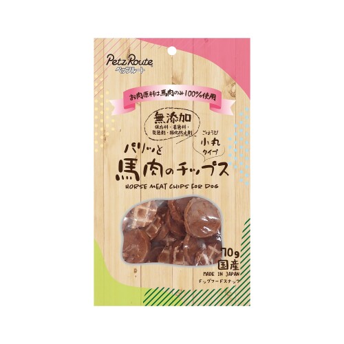 ペッツルート (Petz Route) パリッと馬肉のチップス 犬用 70g ×2個セット