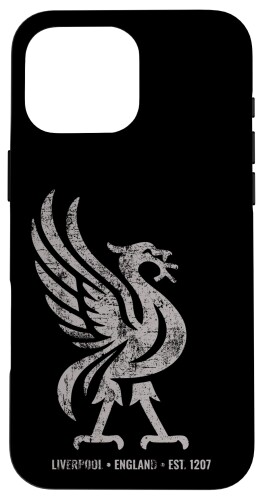 リバプール イングランド Est.1207 Colossal Liverbird Grey Age スマホケース iPhone 16 Pro Max 用