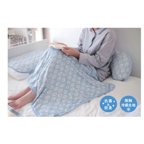 ダイカイ KUVIO ひんやりとろける 枕パッド リーフグレー グレー W50 H37 cm 321502 [3]