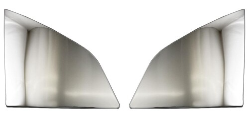 BRIGHTZ いすゞ 23エルフ 超鏡面ステンレスメッキコーナーパネル 2PC いすず いすづ