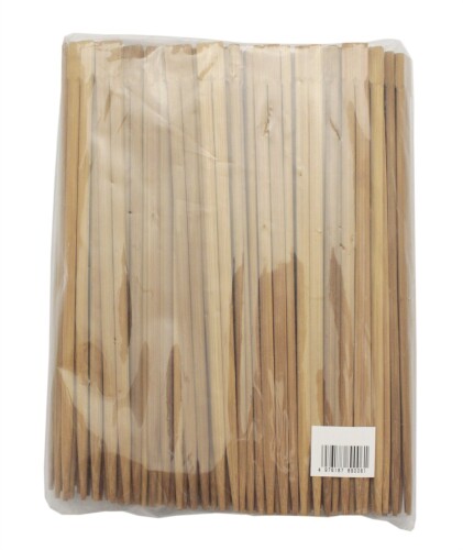 中村 竹 割り箸 炭化 双生箸 100膳 ポリ袋入り 24cm 89006
