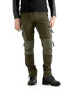 マックスフリッツ(MaxFritz) バイク用 ライディングパンツ 春夏秋 ストレッチ素材 ブーツアウト対応 ウィルダネスカーゴパンツ MFP-2473 ダークオリーブ メンズ S(44)