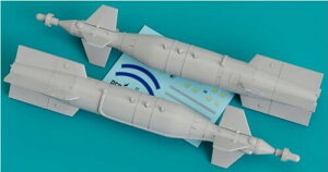 レスキット 1/72 ペイブウェイ-2(UK) 誘導爆弾 2個入 プラモデル用パーツ RSK72-0047