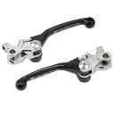 ジータレーシング(ZETA RACING) HQV TE/FE, GASGAS EC/ECF ピボットレバーセットFP 3フィンガー ブラック 前方可倒式 レバ...