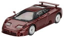 MINI GT 1/64 ブガッティ EB110 GT ダークレッドメタリック (左ハンドル) 完成品