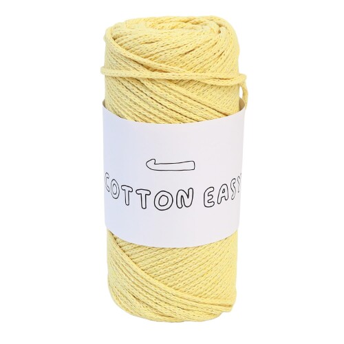 Knit Wit 韓国コットン編み糸 (COTTON EASY -コットンイージー-) 1玉 約200g クリームイエロー(Cream Yellow) KNW-CE12 約200g(約10gほどの誤差が生じる場合があります) 素材:リサイクルコットン 70% / ポリエステル 30% 棒針:3.5〜4.0mm かぎ針:8/0〜10/0号 カラーが豊富で扱いやすく、季節を問わずさまざまな作品に活用できます ■全18色 ■素材:リサイクルコットン 70% / ポリエステル 30% ■約200g(約10gほどの誤差が生じる場合があります) ■made in Korea ■棒針:3.5〜4.0mm ■かぎ針:8/0〜10/0号 カラーが豊富で扱いやすく、季節を問わずさまざまな作品に活用できます。 肌に優しい素材を求める方 ■トレンド感のある作品を作りたい方にぴったりの毛糸です。 チューブ状に作られており、糸のよりが少ないため かぎ針編み初心者の方でも編みやすく、 糸に弾力があり、しっかりとした丈夫な作品を作ることができます。 季節を問わず使えるバッグ、クラッチバッグ、ノートパソコン用ポーチ、バスマット、 かぎ針編みの小物など、 さまざまな用途に活用できます。 商品コード20081702018商品名Knit Wit 韓国コットン編み糸 (COTTON EASY -コットンイージー-) 1玉 約200g クリームイエロー(Cream Yellow) KNW-CE12型番KNW-CE12カラークリームイエロー(Cream Yellow)※他モールでも併売しているため、タイミングによって在庫切れの可能性がございます。その際は、別途ご連絡させていただきます。※他モールでも併売しているため、タイミングによって在庫切れの可能性がございます。その際は、別途ご連絡させていただきます。