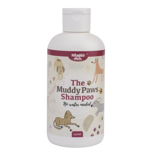 ニラクア・ペット お水のいらないシャンプー (足・肉球の泥汚れ用) スイカの香り 犬用シャンプー NP1L240-24