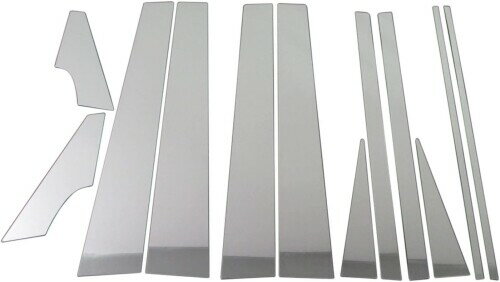 BRIGHTZ タントカスタム L350S L360S 超鏡面ステンレスメッキピラーパネル バイザー無用 12PC L350 L360 L 350 360 タント カスタム