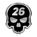 ピーエックスジー(PXG) PXG Skull 2.0 Ball Marker ボールマーカー A-UAC23-FM シルバー