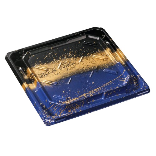 中央化学 寿司容器 BCF宝台閣 9−3 暁B−BK 身 (180×178×22mm) 50枚入 素材:BCF(電子レンジ不可) 「宝台閣」囲い枠によって寿司がズレにくく美しい見栄えをキープ。 楼閣のような重厚感で、寿司をより魅力的にみせる機能と見栄えを両立させた寿司容器です。 盛り付けの位置を高くすることでネタとシャリがしっかり見えます。 不意な衝撃にも外れにくい側面外嵌合蓋。 身には植物由来原料を使用、蓋はリサイクル原料を使用した環境配慮製品です。 電子レンジ不可 身 ■蓋別売り 安心安全の日本製 本品はプラスチック製のワンウェイ容器ですので繰り返しのご使用は避けてください。 商品コード20080477900商品名中央化学 寿司容器 BCF宝台閣 9−3 暁B−BK 身 (180&times;178&times;22mm) 50枚入型番21311サイズ180&times;178&times;22mmカラー暁B−BK※他モールでも併売しているため、タイミングによって在庫切れの可能性がございます。その際は、別途ご連絡させていただきます。※他モールでも併売しているため、タイミングによって在庫切れの可能性がございます。その際は、別途ご連絡させていただきます。