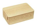 アルファックス バターケース 木目 15×9.7×5.3cm ブナ くりぬき バターケース 905158