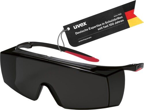 UVEX 赤外線遮断保護メガネ スーパーF OTG（メガネ併用可） IRーex5 9169175