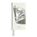 ほぼ日手帳 2025 weeks 日本語 ONE PIECE magazine/麦わらのルフィ IVORY 1月始まり 週間手帳 週間レフト スリム縦長