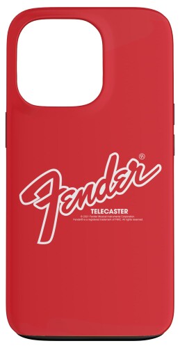 Fender Telecaster White Iconic Big Logo スマホケース iPhone 13 Pro 用