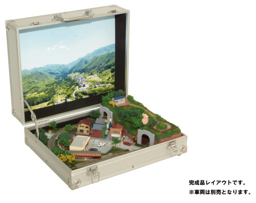 ロクハン Zゲージ ミニトランクレイアウト トンネルタイプ 組立式 S063-2 鉄道模型...