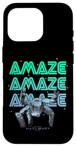 Project Hail Mary Amazing Rocky The Alien Neon Portrait スマホケース iPhone 16 Pro 用