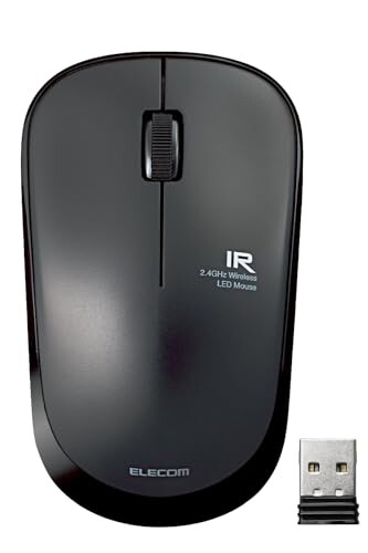 エレコム ワイヤレスマウス 静音 3ボタン 省電力 約2.5年電池交換不要 ブラック M-IR07DRSBK/EC エレコム ワイヤレスマウス 静音 3ボタン 省電力 約2.5年電池交換不要 ブラック M-IR07DRSBK/EC