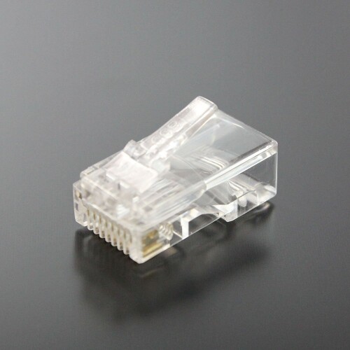 Lan （~5 m） - タローズTARO'S LANケーブル用RJ45プラグ/コネクタ CAT5e 単線/撚り線共用 10個入 CRJ45K-10P