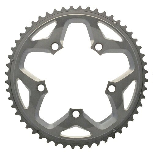 シマノ(SHIMANO) リペアパーツ 引掛け歯付チェーンリング 52T-MJ(52-36T用)(シルバー) FC-RS500 Y1PR98050