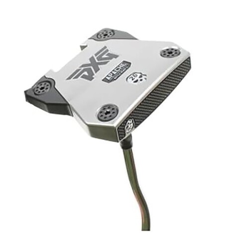 ピーエックスジー(PXG) ゴルフクラブ パター マレットタイプ Battle Ready II Apache Double Bend Putters シャフト: Double-Bend Putter Shaft - Chrome グリップ: PXG Pistol I Putter Grip - Black 34インチ 左利き用