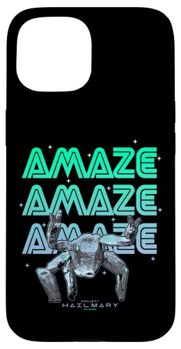 Project Hail Mary Amazing Rocky The Alien Neon Portrait スマホケース iPhone 15 用