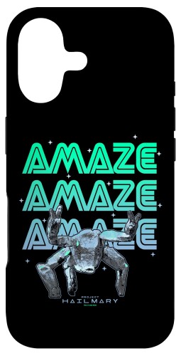 Project Hail Mary Amazing Rocky The Alien Neon Portrait スマホケース iPhone 17 用