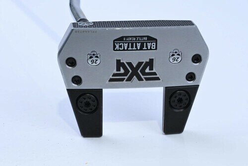ピーエックスジー(PXG) ゴルフクラブ パター マレットタイプ Battle Ready II Bat Attack Plumbers Neck Putters Platinumシャフト: Straight Putter Shaft - Chrome グリップ: PXG Pistol I Putter Grip - Black ヘッドカラー