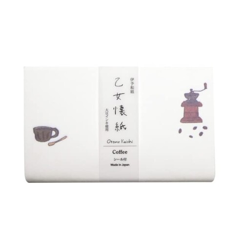 カミイソ産商(Kamiiso) SAIEN 乙女懐紙 Coffee 175mm×145mm 20枚入り No.3010