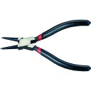 TRUSCO(トラスコ) スナップリングプライヤー 140mm(穴用・直爪) TRP-140HA × 5丁