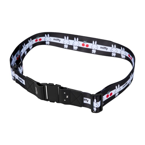 スーツケースベルト ミッフィー 7124 B311. モノクロームチェリーN