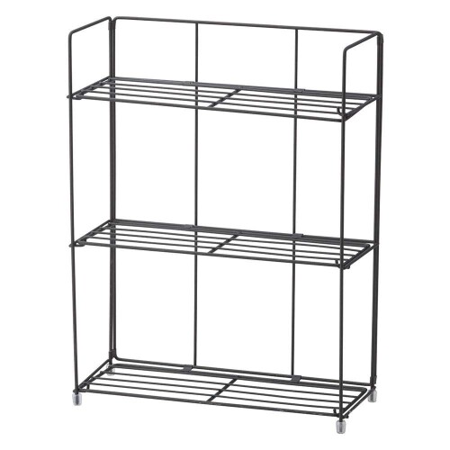 ちどり産業(Tidorisangyou) スパイスラック ブラック 28×12×37.5cm サイズ:28×12×37.5cm ワイヤー素材の折りたたみ式キッチンストッカー キッチンまわりの収納に便利です 商品コード20081999924商品名ちどり産業(Tidorisangyou) スパイスラック ブラック 28&times;12&times;37.5cm型番54-32BKサイズ28&times;12&times;37.5cmカラーブラック※他モールでも併売しているため、タイミングによって在庫切れの可能性がございます。その際は、別途ご連絡させていただきます。※他モールでも併売しているため、タイミングによって在庫切れの可能性がございます。その際は、別途ご連絡させていただきます。