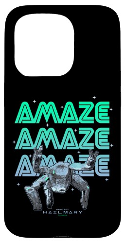 Project Hail Mary Amazing Rocky The Alien Neon Portrait スマホケース iPhone 15 Pro 用