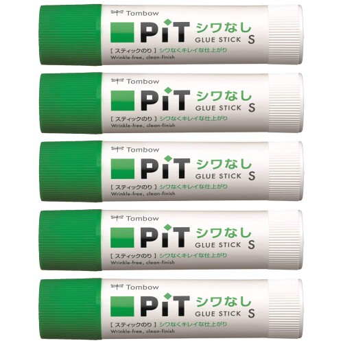 トンボ鉛筆 スティックのり 10g シワなしPiT (薄い紙でも貼りやすい) Sサイズ 5本 HCA-518 【特長1】シワなくきれに貼れる 【特長2】貼ってすぐなら貼り直し調整や位置合わせも可能(塗布後約1分〜2分) 【のり径】約16mm 【容量】約10g 【単品サイズ】幅20×全長87mm/重量22g 【入数】5個入り シワになりにくく、塗ってすぐなら貼り直しも可能な「シワなしピット」5個入り。 通常の糊よりも水分を抑え、代わりにアルコール成分を配合することで、シワが出にくく、キレイに仕上げることができる。 薄い紙もきれいな貼り上がり。薄い紙にも安心して使える。塗ってから1~2分は貼り直しも可能。 【ご注意】感熱紙、感圧紙、写真紙などは変色することがある。 商品コード20032029925商品名トンボ鉛筆 スティックのり 10g シワなしPiT (薄い紙でも貼りやすい) Sサイズ 5本 HCA-518型番HCA-518サイズSカラーピット,シワ※他モールでも併売しているため、タイミングによって在庫切れの可能性がございます。その際は、別途ご連絡させていただきます。※他モールでも併売しているため、タイミングによって在庫切れの可能性がございます。その際は、別途ご連絡させていただきます。