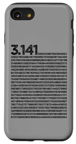 iPhone SE (2020) / 7 / 8 3.14 円周率の日 数学 非合理数 円周率 スマホケース