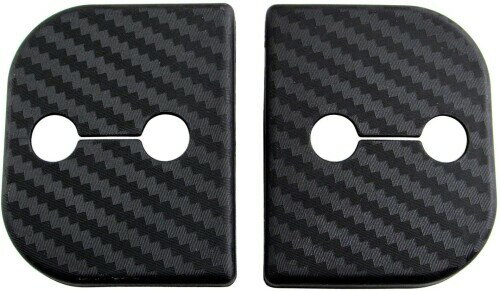 BRIGHTZ キャロル HB24S カーボン調ドアストライカーカバー 2PC HB24 HB B24 24