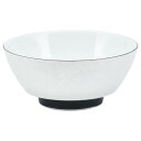 有田焼 田清窯 「 究極の ラーメン鉢 」 パール柄 (黒・ブラック) 直径約18×高さ8cm ラーメン丼 器 どんぶり 20周年記念デザイン 電子レンジ 食洗機対応 日本製 R0336