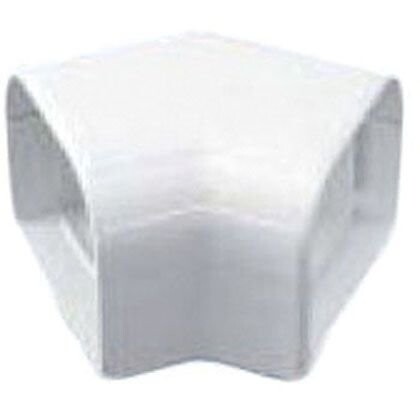 オーケー器材 配管化粧ダクト スカイダクト TMシリーズ 平面エルボ45度 ホワイト 10個入 K-TMKN85AW