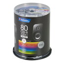 Verbatim バーベイタム 音楽用 CD-R 80分 100枚 ホワイトプリンタブル 48倍速 MUR80FP100SV1(2)