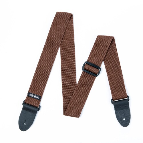 マニッシュボーイの(Jim Dunlop) ジム ダンロップ D07-01BR Poly Strap Brown ギター ストラップ｜アングル2