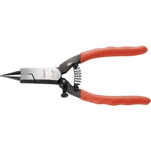 TRUSCO(トラスコ) スナップリングプライヤー 軸用 Φ0.8 直爪51型 51-0A × 5丁