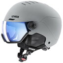 uvex(ウベックス) スキースノーボードバイザーヘルメット ダイヤル式サイズ調整 眼鏡使用可能 wanted visor