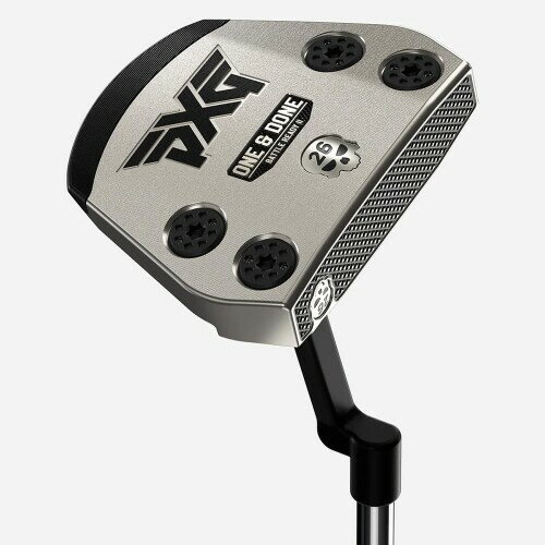 ピーエックスジー(PXG) ゴルフクラブ パター マレットタイプ Battle Ready II One & Done Plumbers Neck Putters シャフト: Straight Putter Shaft - Chrome グリップ: PXG Pistol I Putter Grip - Black 34インチ 右利き用