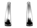BRIGHTZ ミライース LA350S LA360S 超鏡面ステンレスメッキエアコンダイヤルカバー 2PC LA300 LA310 LA A300 A310 ...