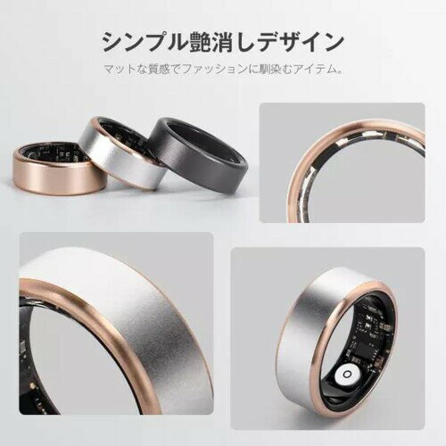ライブリーライフ SR06 スマートリング 23号相当 シルバー(エッジゴールド) w3024670504