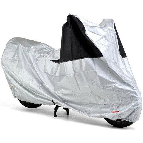 デイトナ(Daytona) バイクカバー 大型 250cc 400cc 撥水加工 前後が分かる配色 シルバー LLサイズ 97973