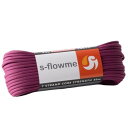 スフローム(s-flowme) パラコード 7芯 4mm x 30m 全60色 耐荷重 250kg クラフト パラコード アクセサリー アウトドア キャンプ テント タープ 用固定用紐 ガイロープ ロープ A20 バイオレット